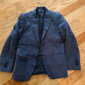 Isaac Mizrahi Textured Navy Blazer